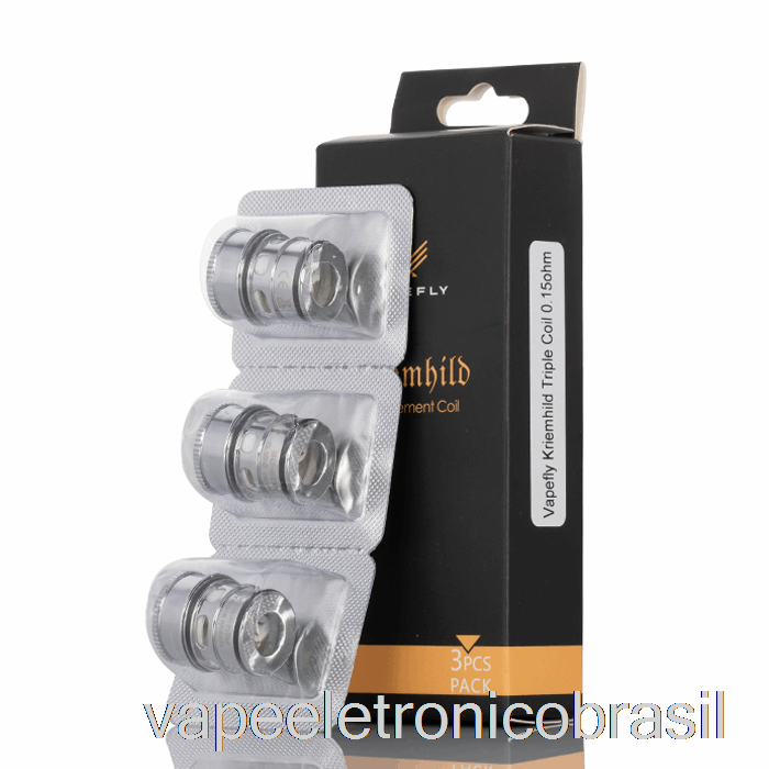 Bobinas De Substituição Vape Recarregável Vapefly Kriemhild Bobinas De Malha Tripla De 0,15 Ohm